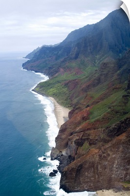 Na Pali, north coast of the island of Kauai, Hawaii, USA
