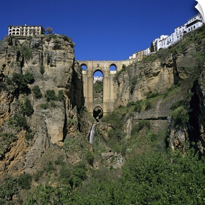 Old town and Puente Nuevo, Ronda, Andalucia, Spain, Europe
