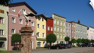 Old town of Tittmoning, Upper Bavaria, Germany
