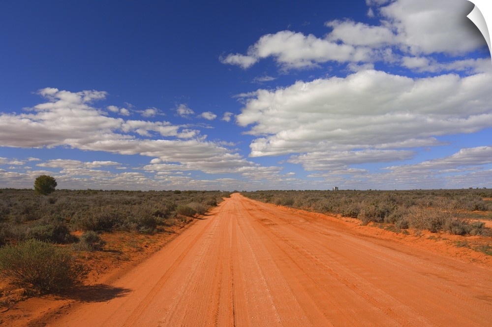 Outback road, Menindee, New South Wales, Australia, Pacific