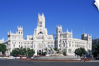 Palacio de Comunicaciones, Plaza de la Cibeles, Madrid, Spain, Europe
