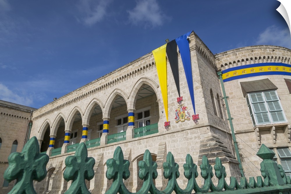 Parliament Building in National Heroes Square, Bridgetown, St. Michael, Barbados, West Indies, Caribbean, Central America