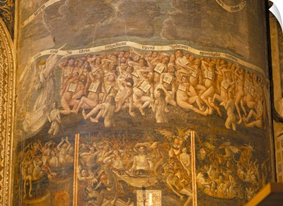 Part of huge mural of the Last Judgement, St. Cecile Cathedral, France