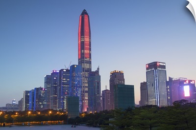 Ping An International Finance Centre, world's fourth tallest building and Civic Square
