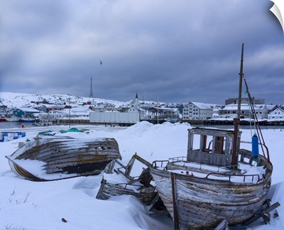 Port, Berlevag, Varanger Peninsula, Finnmark, Norway