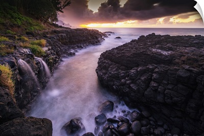 Princeville, Queens Baths, Kauai Island, Hawaii, United States of America, North America