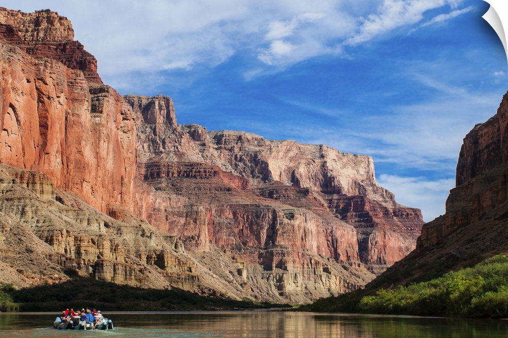 Rafting down the Colorado River, Grand Canyon, Arizona
