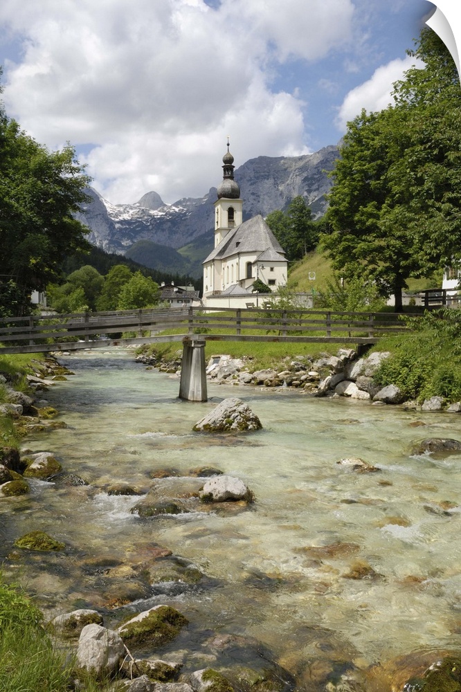 Ramsau church, near Berchtesgaden, Bavaria, Germany