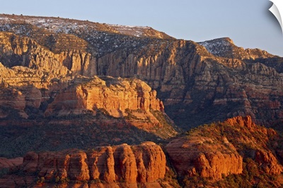 Red cliffs at sunset, Coconino National Forest, Arizona