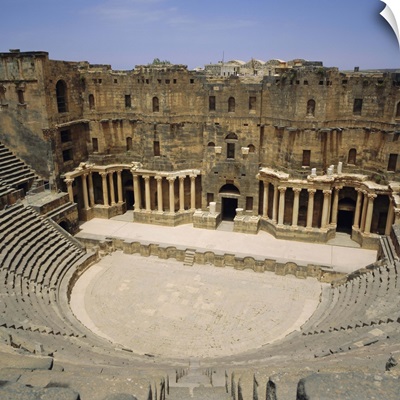 Roman Amphitheatre, 2nd century AD, Bosra, Syria, Middle East