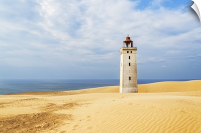 Rubjerg Knude Lighthouse Surrounded By Sand Dunes, Jutland, Denmark