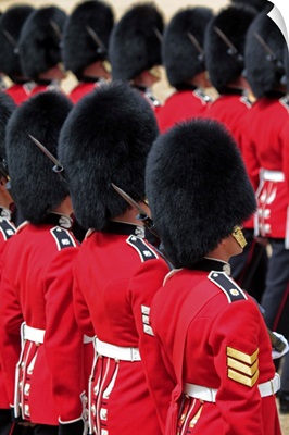 Soldiers at Trooping the Colour, The Queen's Official Birthday Parade, London, England