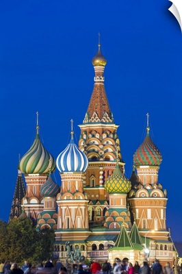 St. Basils Cathedral In Red Square, Moscow, Russia