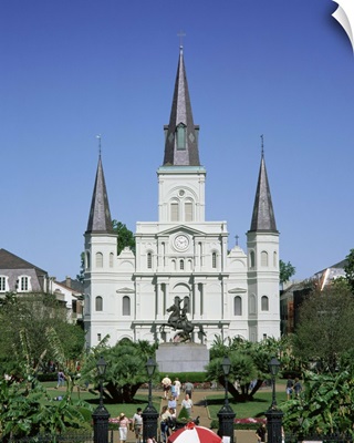 St. Louis Christian cathedral in Jackson Square, French Quarter, New Orleans, Louisiana