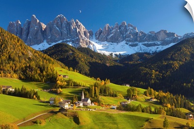 St. Magdalena, Val di Funes, Trentino-Alto Adige, Dolomites, Italy