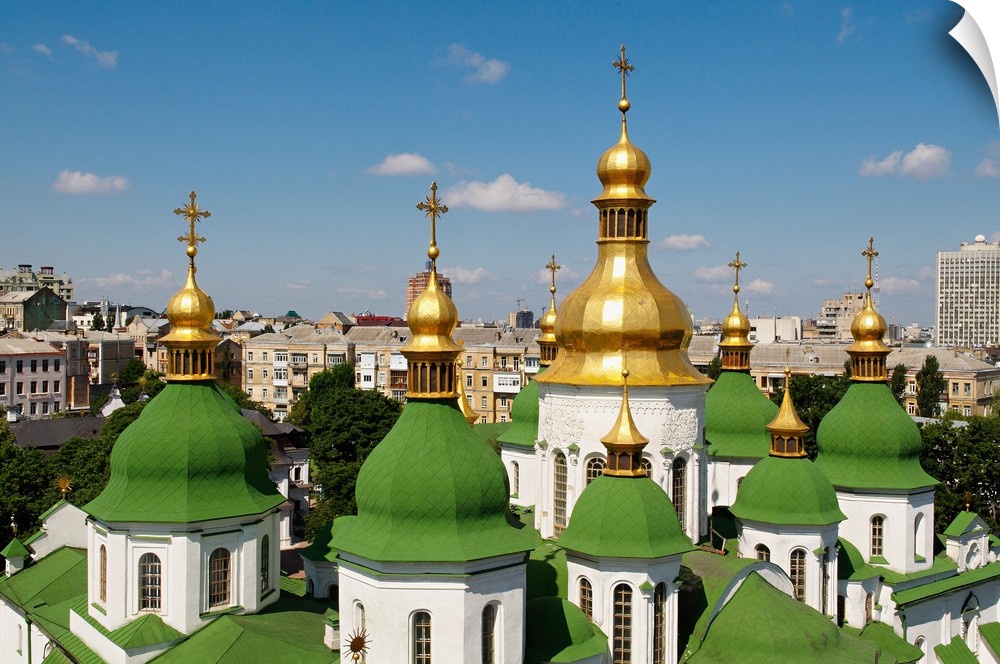 St. Sophia's Cathedral. UNESCO World Heritage Site, Kiev, Ukraine, Europe.