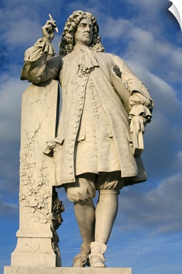 Statue Of La Bruyere, Chantilly Castle, Oise, France, Europe