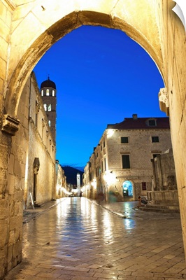 Stradun, the Franciscan Monastery, Dubrovnik, Croatia