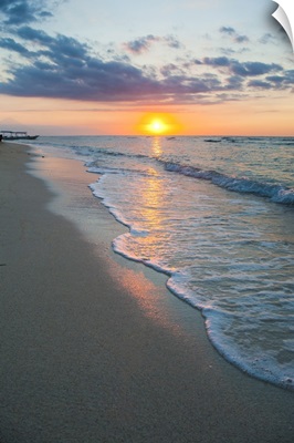 Sunset on the tropical island of Gili Trawangan, Gili Islands, Indonesia, Southeast Asia