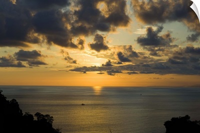 Sunset over Pacific near Manuel Antonio, Costa Rica