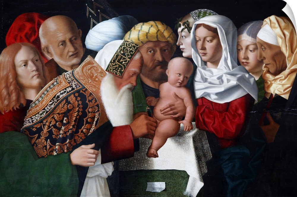 The Circumcision by Bartolomeo Veneto, painted 1506, Pais, France, Europe.