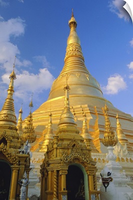 The great golden stupa, Shwedagon Paya, Myanmar (Burma)