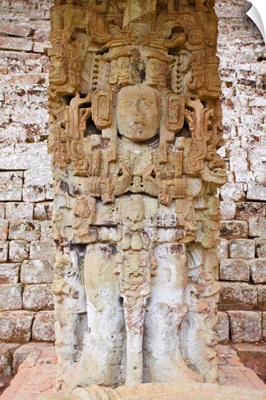 The Great Plaza, Estela N, Copan Ruins, Honduras