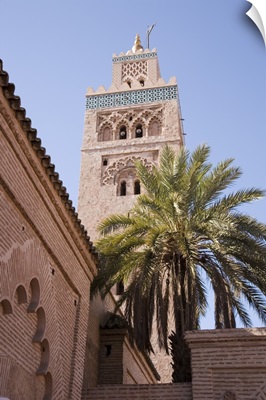 The Koutoubia Mosque, Djemaa el-Fna, Marrakesh, Morocco, North Africa, Africa