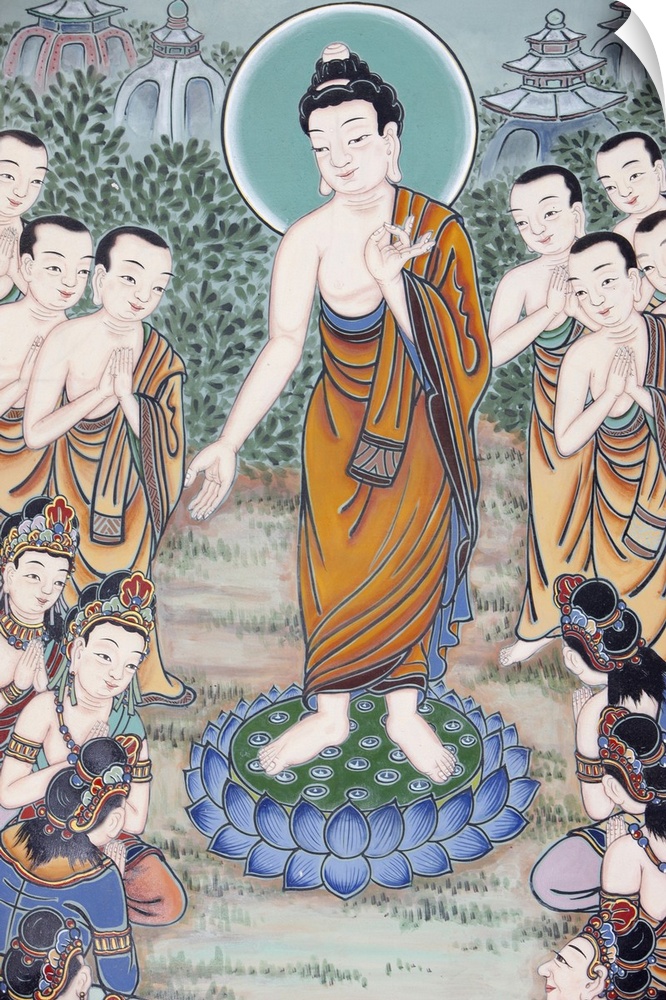 The Life of Buddha, Seoul, South Korea, Asia.