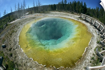 The Morning Glory Pool, Yellowstone National Park, Wyoming, USA