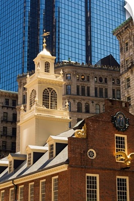 The Old State House, 1713, Financial District, Boston, Massachusetts