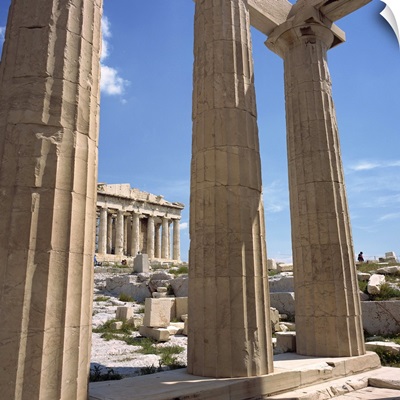 The Parthenon viewed from Propylaea, The Acropolis, Athens, Greece