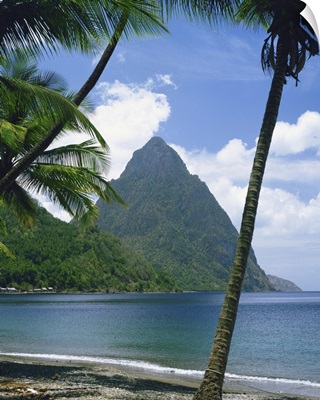 The Pitons, St. Lucia, Windward Islands, West Indies, Caribbean