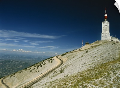 The summit of Mont Ventoux in Vaucluse, Provence, France