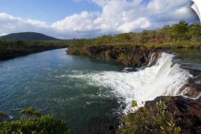 The waterfalls Chutes de la Madeleine Grande Terre, New Caledonia, Melanesia