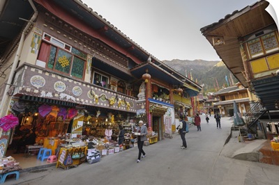 Tibetan Village, Jiuzhaigou, Sichuan province, China