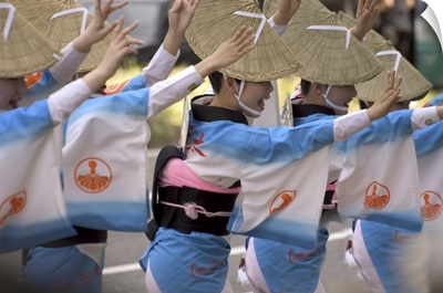 Tokushima Ao Odori Dancers, Nagoya City, Gifu Prefecture, Honshu Island, Japan