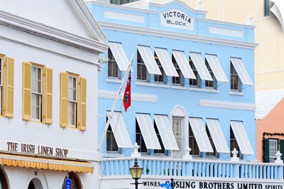 Victoria Block on Front Street in Hamilton City, Pembroke Parish, Bermuda