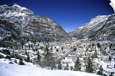 Victorian style mining town known as the Gem of the Rockies, Ouray, Colorado