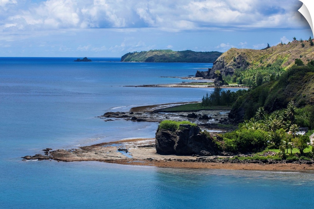 View from Fort Soledad over Utamac Bay in Guam, US Territory