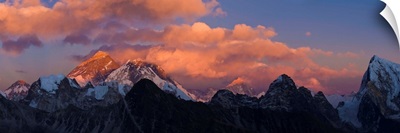 View from Gokyo Ri, Mt Everest, Solu Khumbu Region, Nepal, Himalayas