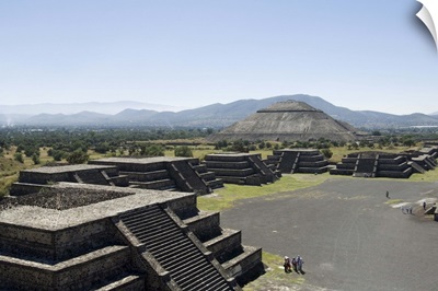 View from Pyramid of the Moon Teotihuacan, Mexico