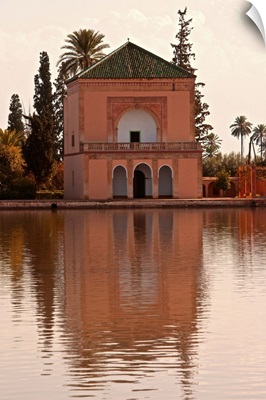 Water Basin, Menara Gardens, Marrakech, Morocco, North Africa, Africa