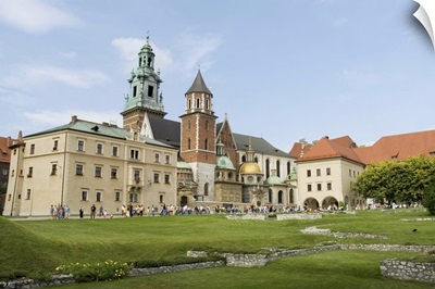 Wawel Cathedral, Royal Castle area, Krakow, Poland