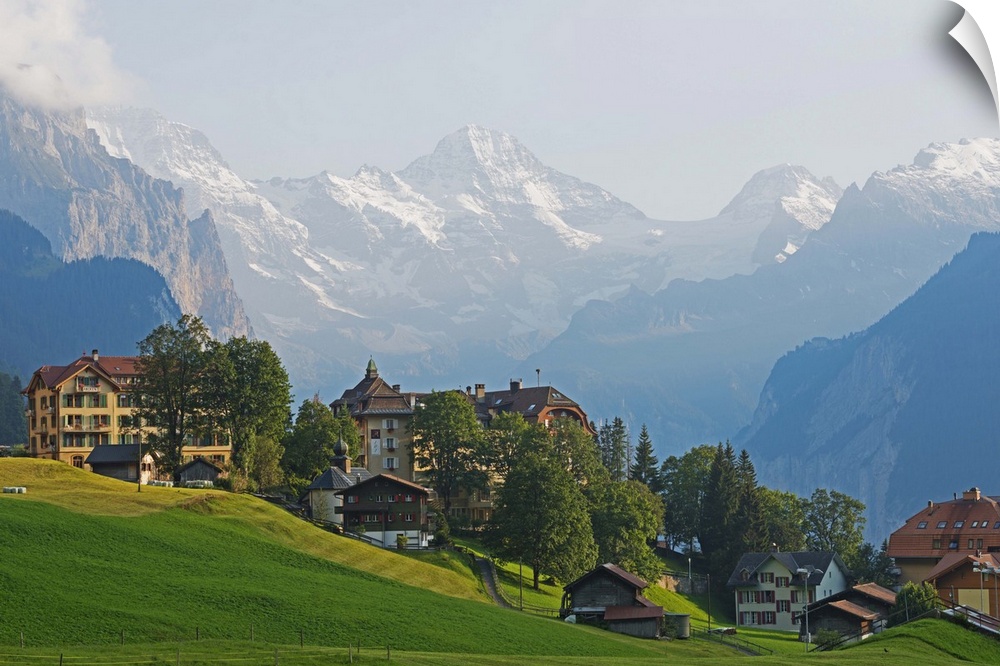 Wengen, Bernese Oberland, Swiss Alps, Switzerland, Europe.