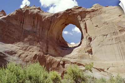 Window Rock, eroded forms near Navaho Tribal Centre, Arizona