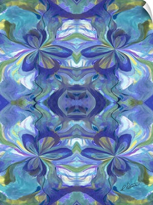 Blue Flower Illusion Two