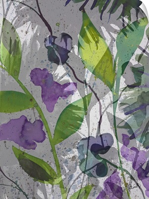 Purple Green Floral Merge