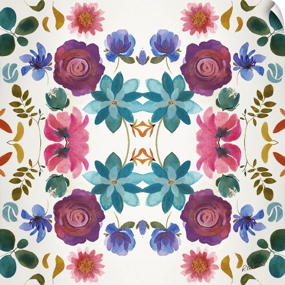 Watercolor Floral Pattern Two