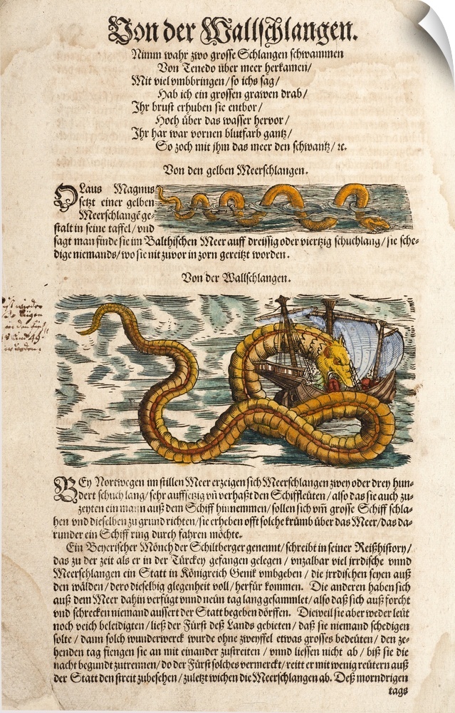 1558 Gessner Sea Serpent